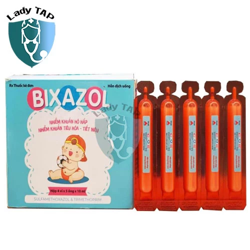 Bixazol Hộp 20 ống - Thuốc điều trị nhiễm khuẩn cho bé